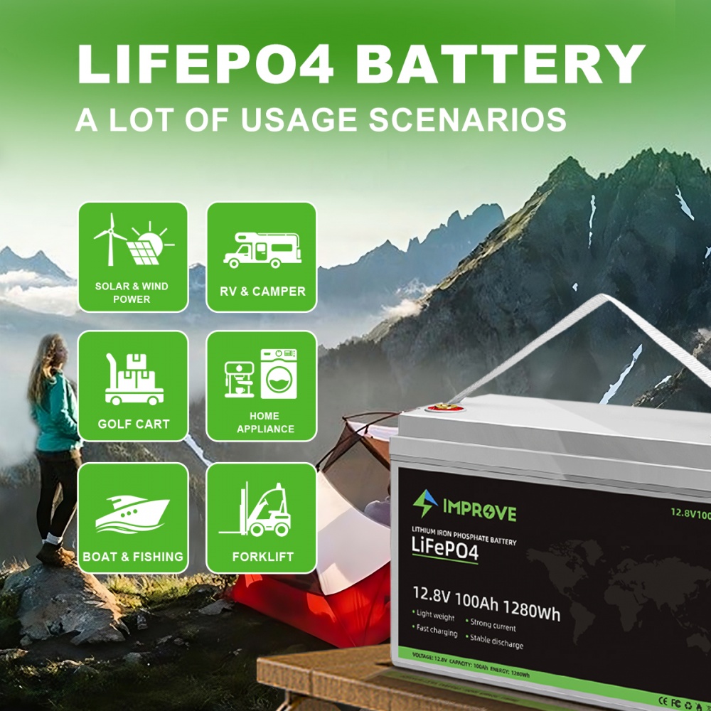 IMPROVE BATTERY -- 12.8V LiFePO4 Batteries