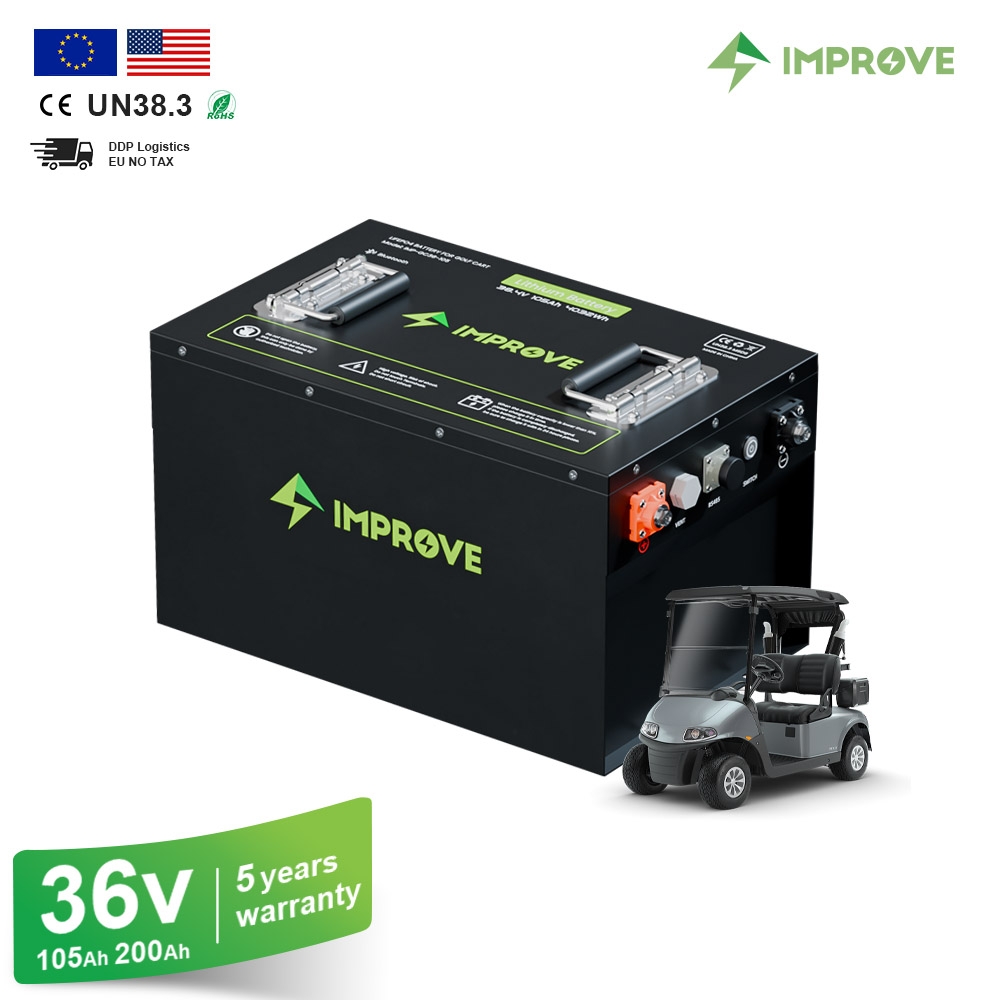 36V Golf Cart LiFePO4 Batteries -- IMPROVE BATTERY